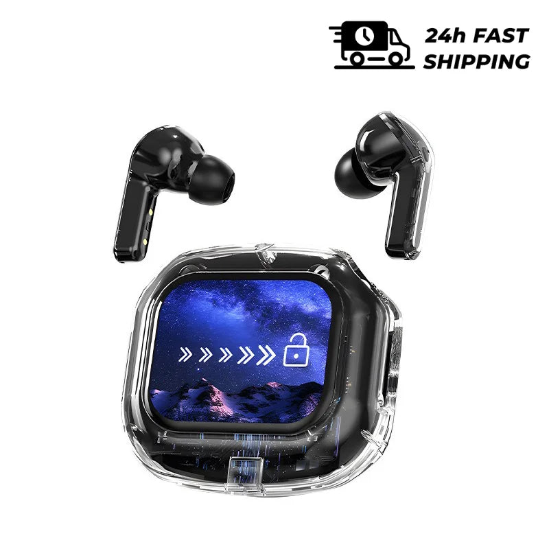 Translation Headphones with Multifunction Touch Screen Smart Wireless Bluetooth Earphone HiFi Audio Quality Business Earbud
