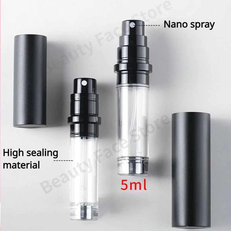 10ml 5ml Mini Bottom Filling Perfume Spray Dispenser Bottles Cosmetic Refillable Spray Atomizer Portable Liquid Container Bottle