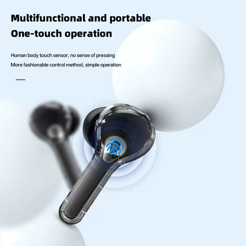 Translation Headphones with Multifunction Touch Screen Smart Wireless Bluetooth Earphone HiFi Audio Quality Business Earbud