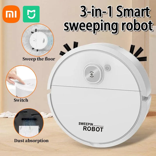 Xiaomi 3-in-1Smart Sweeping Robot Intelligent Cleaner Household Rechargeable Fully Automatic Vacuum Cleaner Suction Pet Hair New