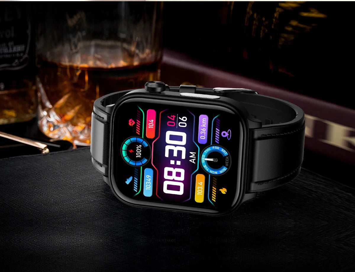 2025 New For XIAOMI ECG+PPG Blood Fat Uric Acid Health Smartwatch Men Women Heart Rate Blood Pressure Bluetooth Call Smart Watch