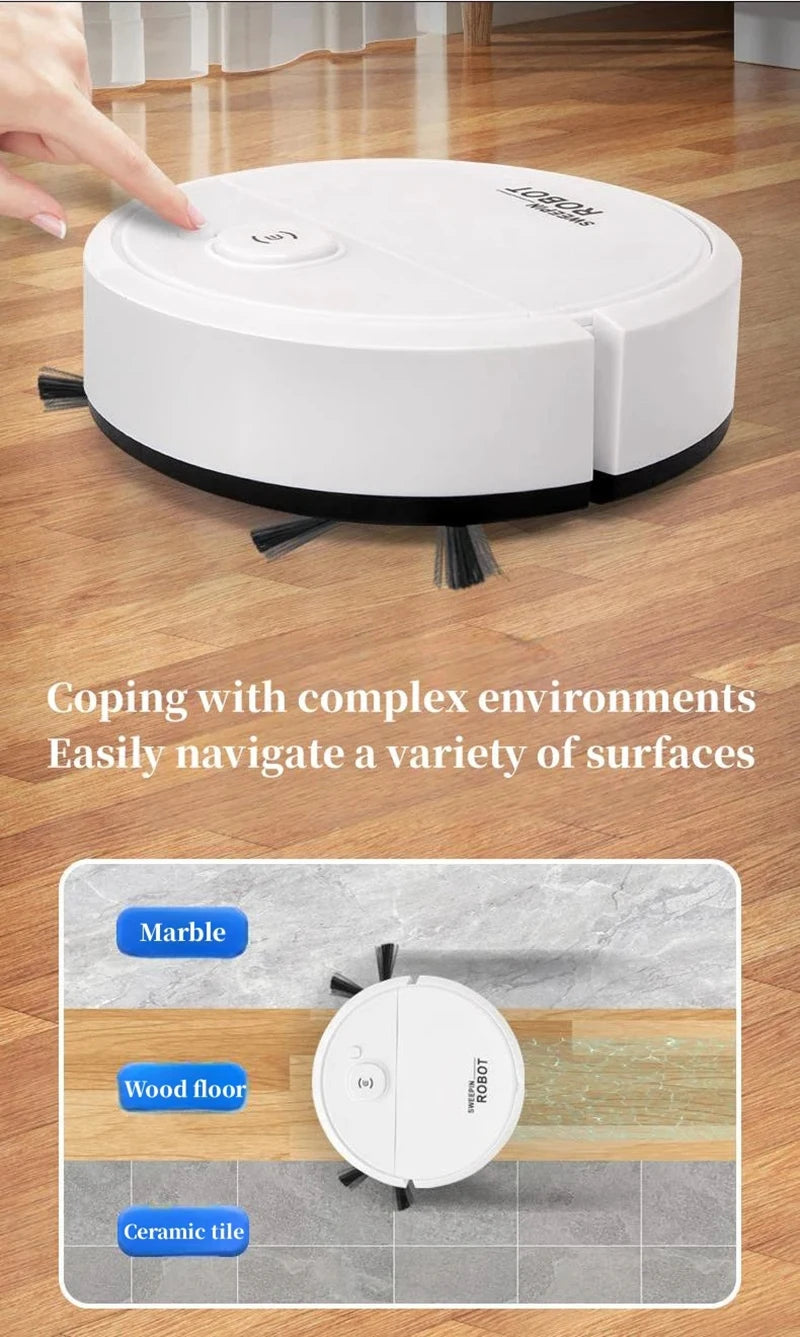 Xiaomi 3-in-1Smart Sweeping Robot Intelligent Cleaner Household Rechargeable Fully Automatic Vacuum Cleaner Suction Pet Hair New