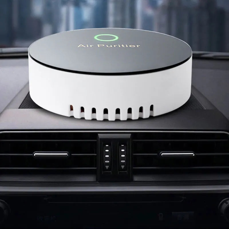 Car Air Sterilizer Purifier Usb Oxygen Cleaner Ozone Generator Air Purifier Filter Smoke Remover Smart Gadgets Car Supplies