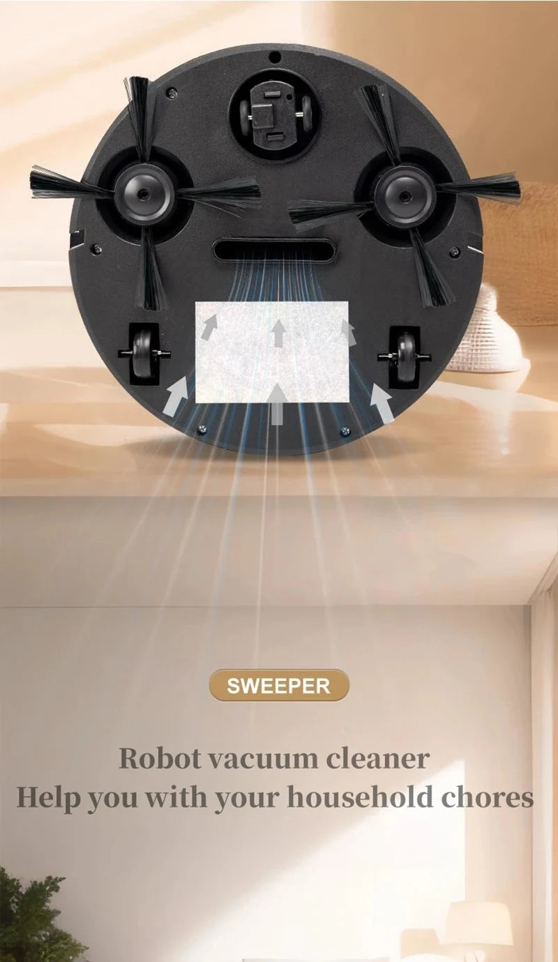 Xiaomi 3-in-1Smart Sweeping Robot Intelligent Cleaner Household Rechargeable Fully Automatic Vacuum Cleaner Suction Pet Hair New