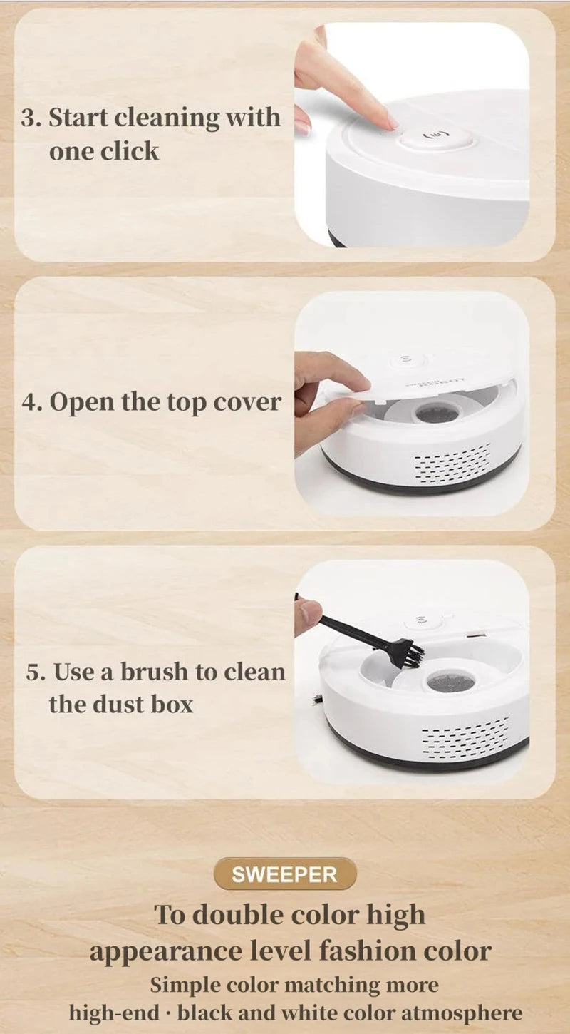 Xiaomi 3-in-1Smart Sweeping Robot Intelligent Cleaner Household Rechargeable Fully Automatic Vacuum Cleaner Suction Pet Hair New