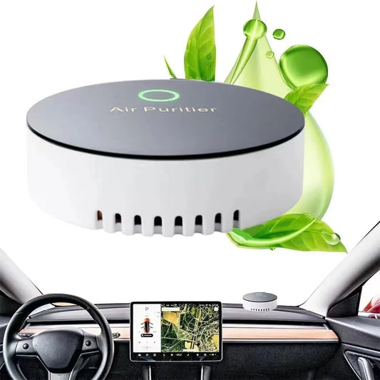 Car Air Sterilizer Purifier Usb Oxygen Cleaner Ozone Generator Air Purifier Filter Smoke Remover Smart Gadgets Car Supplies